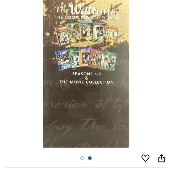 Pretty much brand new Waltons DVD series only used once - Picture 3 of 3
